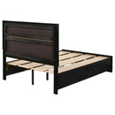  Coaster Furniture Miranda 206361F 51-inch Wood Full Storage Panel Bed - Black IMAGE 8