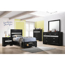  Coaster Furniture Miranda 206361T 51-inch Wood Twin Storage Panel Bed - Black IMAGE 11