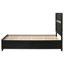  Coaster Furniture Miranda 206361T 51-inch Wood Twin Storage Panel Bed - Black IMAGE 5