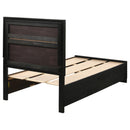  Coaster Furniture Miranda 206361T 51-inch Wood Twin Storage Panel Bed - Black IMAGE 8