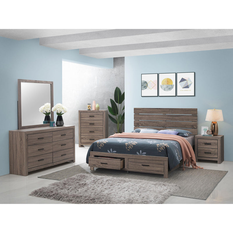 Coaster Furniture Brantford 207042 2-Drawer Nightstand - Barrel Oak IMAGE 12