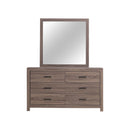 Coaster Furniture Brantford 207044 Dresser Mirror - Barrel Oak IMAGE 3