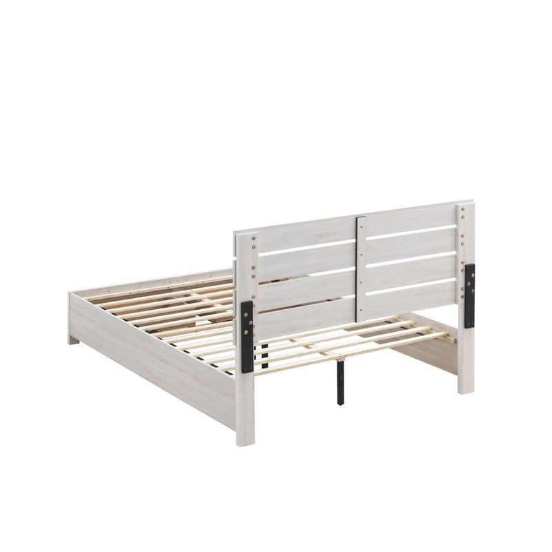  Coaster Furniture Brantford 207050KE Wood Eastern King Storage Panel Bed - Coastal White IMAGE 3