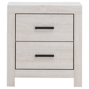  Coaster Furniture Brantford 207052 2-Drawer Nightstand - Coastal White IMAGE 2