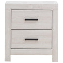  Coaster Furniture Brantford 207052 2-Drawer Nightstand - Coastal White IMAGE 2
