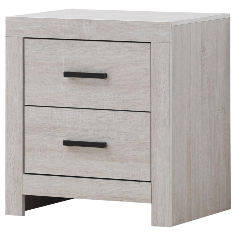  Coaster Furniture Brantford 207052 2-Drawer Nightstand - Coastal White IMAGE 3