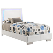 Coaster Furniture Felicity Twin Upholstered Platform Bed 203500T IMAGE 2