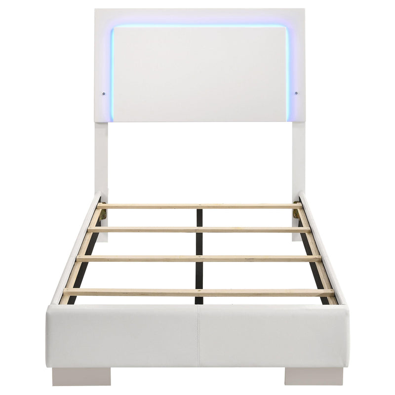 Coaster Furniture Felicity Twin Upholstered Platform Bed 203500T IMAGE 3