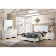 Coaster Furniture Felicity 203500F Wood Full LED Panel Bed - White High Gloss IMAGE 12