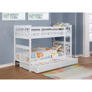  Coaster Furniture Chapman 460244N Wood Twin Over Twin Bunk Bed - White IMAGE 5