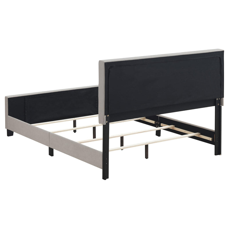  Coaster Furniture Fairfield 305952KE Upholstered Eastern King Panel Bed - Beige IMAGE 3