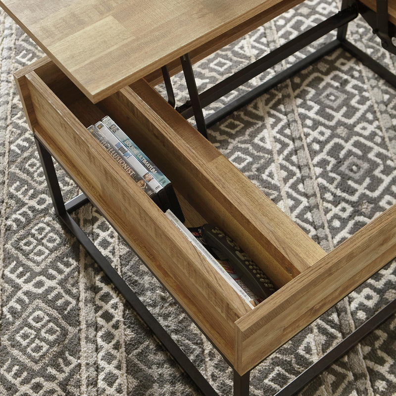 Signature Design by Ashley Gerdanet T150-9 Lift Top Cocktail Table IMAGE 8