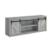  Coaster Furniture Brockton 723263 2-door Engineered Wood 71" TV Stand - Grey Driftwood IMAGE 1