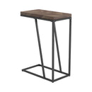  Coaster Furniture Sergio 931147 Engineered Wood C-Shaped Side Table - Rustic Tobacco IMAGE 1