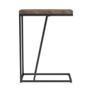  Coaster Furniture Sergio 931147 Engineered Wood C-Shaped Side Table - Rustic Tobacco IMAGE 3