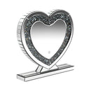  Coaster Furniture Euston 961528 Heart Shaped Vanity Mirror - Silver IMAGE 1