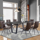 Coaster Furniture Aiken 107853 Upholstered Dining Side Chair - Brown (Set of 4) IMAGE 10