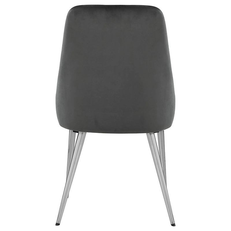  Coaster Furniture Cabianca 191442 Upholstered Dining Side Chair - Grey IMAGE 6