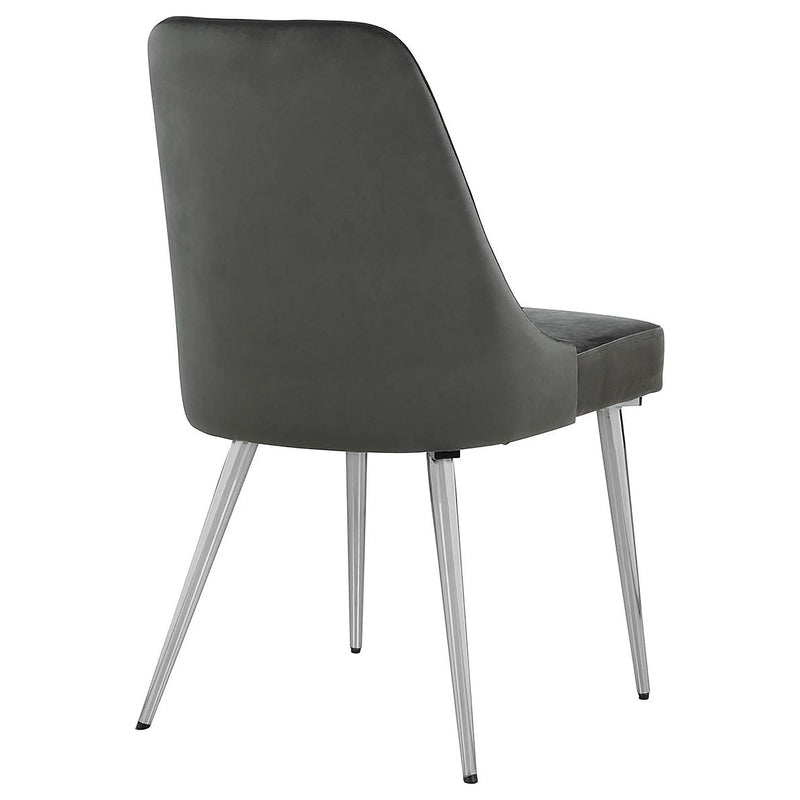  Coaster Furniture Cabianca 191442 Upholstered Dining Side Chair - Grey IMAGE 7