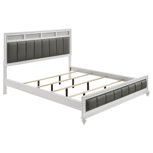 Coaster Furniture Barzini California King Upholstered Panel Bed 205891KW IMAGE 1