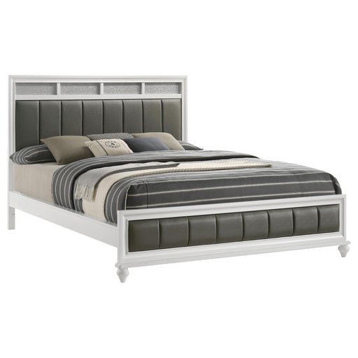 Coaster Furniture Barzini California King Upholstered Panel Bed 205891KW IMAGE 2