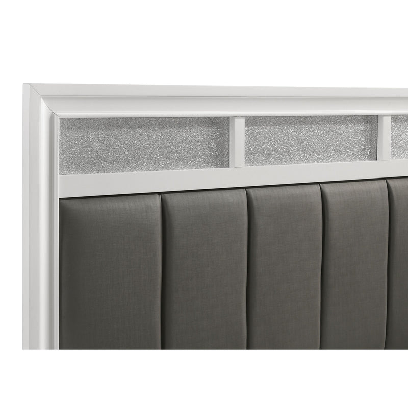 Coaster Furniture Barzini 205891KW Wood California King Panel Bed - White IMAGE 8