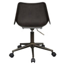  Coaster Furniture Carnell 803378 Upholstered Adjustable Home Office Desk Chair - Brown IMAGE 5