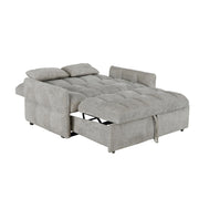  Coaster Furniture Cotswold 508307 Upholstered Convertible Sleeper Sofa Bed - Light Grey IMAGE 3
