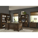  Coaster Furniture Hartshill 881285 78-inch 5-shelf Bookcase - Burnished Oak IMAGE 7