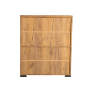  Coaster Furniture Bristol 951107 6-shelf Engineered Wood Shoe Cabinet - Golden Oak IMAGE 3