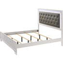  Crown Mark Lyssa B4310-K King Bed with LED - Frost IMAGE 2