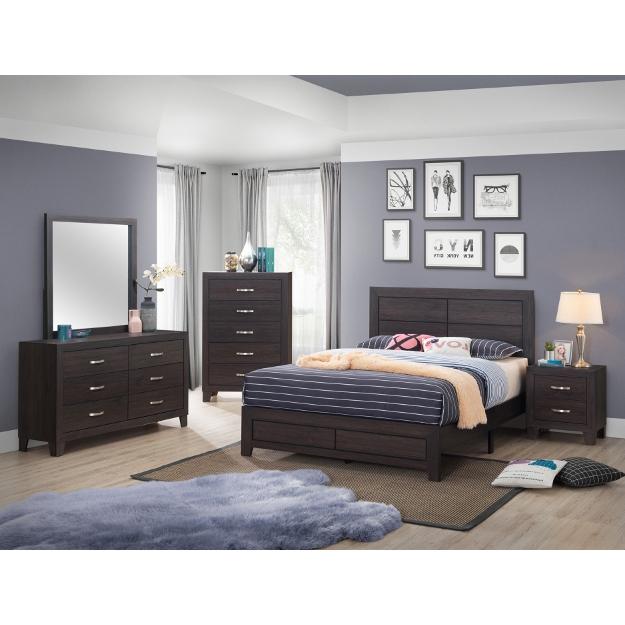 Crown Mark Hopkins King Platform Bed B9310-K-BED IMAGE 2