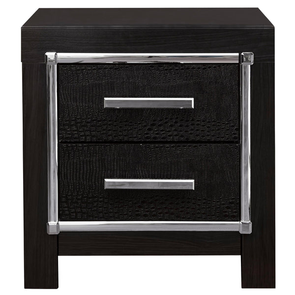 Signature Design by Ashley Kaydell B1420-92 Two Drawer Night Stand IMAGE 1