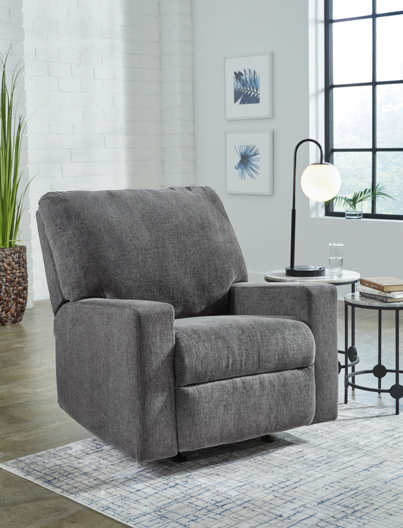Rannis - Rocker Recliner - Pewter