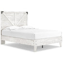 Signature Design by Ashley Shawburn EB4121B2 Full Crossbuck Panel Platform Bed IMAGE 1