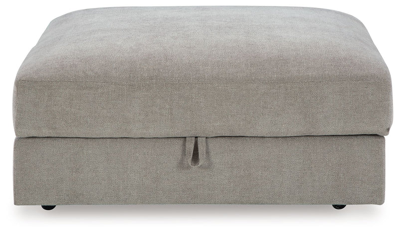 Aslan Court - Ottoman With Storage - Pebble