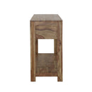  Coaster Furniture Esther 952853 3-Drawer Wood Console Table - Natural Sheesham IMAGE 4