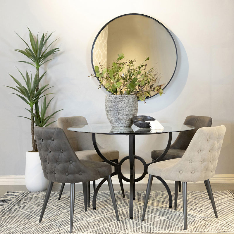 Coaster Furniture Cosmo 106044 Upholstered Dining Side Chair - Light Grey IMAGE 10
