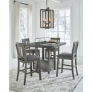 Signature Design by Ashley Hallanden D589-42 Rectangular Dining Room Counter Extension Table IMAGE 8