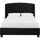  Crown Mark Eva 5111BK-Q Queen Platform Bed - Black IMAGE 2