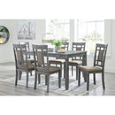  Signature Design by Ashley Jayemyer D368-425 Rectangular Dining Room Table Set IMAGE 6