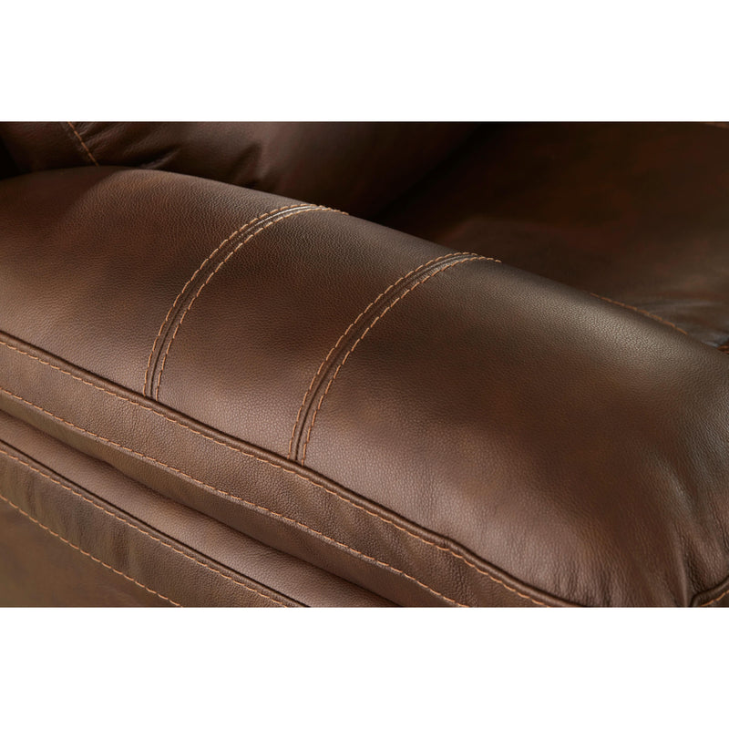 Signature Design by Ashley Edmar Power Reclining Leather Match Sofa U6480515 IMAGE 6