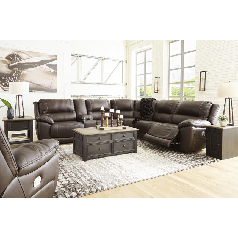 Signature Design by Ashley Dunleith U71604S2 6 pc Power Reclining Sectional IMAGE 5