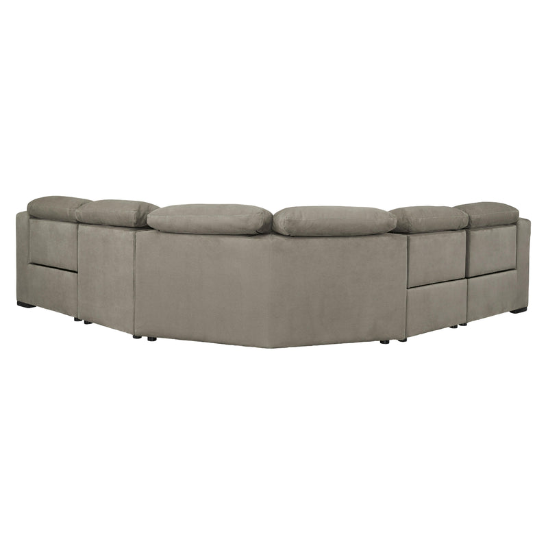 Signature Design by Ashley Next-Gen Gaucho Power Reclining Leather Look 5 pc Sectional 5850458/5850446/5850477/5850446/5850462 IMAGE 2