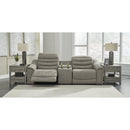 Signature Design by Ashley Next-Gen Gaucho Power Reclining Leather Look 3 pc Sectional 5850457/5850458/5850462 IMAGE 2