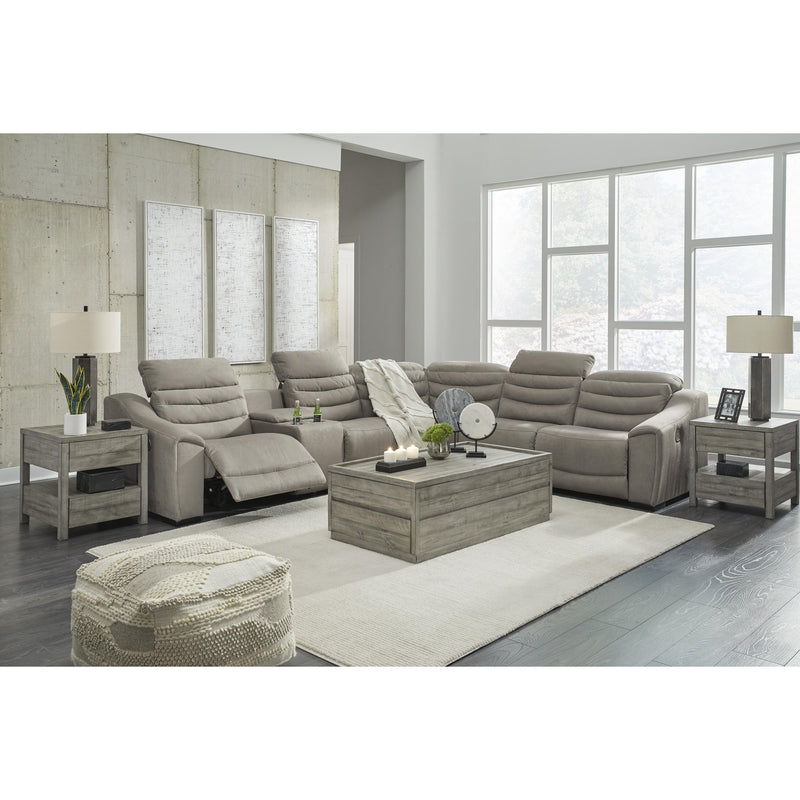 Signature Design by Ashley Next-Gen Gaucho Power Reclining Leather Look 6 pc Sectional 5850458/5850457/5850431/5850477/5850431/5850462 IMAGE 6