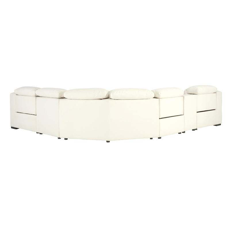 Signature Design by Ashley Next-Gen Gaucho Power Reclining Leather Look 6 pc Sectional 5850558/5850557/5850531/5850577/5850531/5850562 IMAGE 2