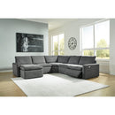 Signature Design by Ashley Hartsdale Power Reclining Fabric 5 pc Sectional 6050816/6050846/6050877/6050831/6050862 IMAGE 3