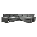 Signature Design by Ashley Hartsdale Power Reclining Fabric 5 pc Sectional 6050858/6050831/6050877/6050846/6050817 IMAGE 1