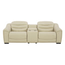 Signature Design by Ashley Center Line Power Reclining Leather Look 3 pc Sectional U6340558/U6340557/U6340562 IMAGE 1